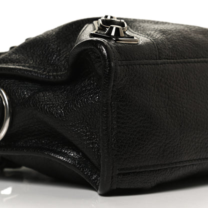 Balenciaga Chevre Silver Metallic Edge Hardware Mini City Black 9 of 14