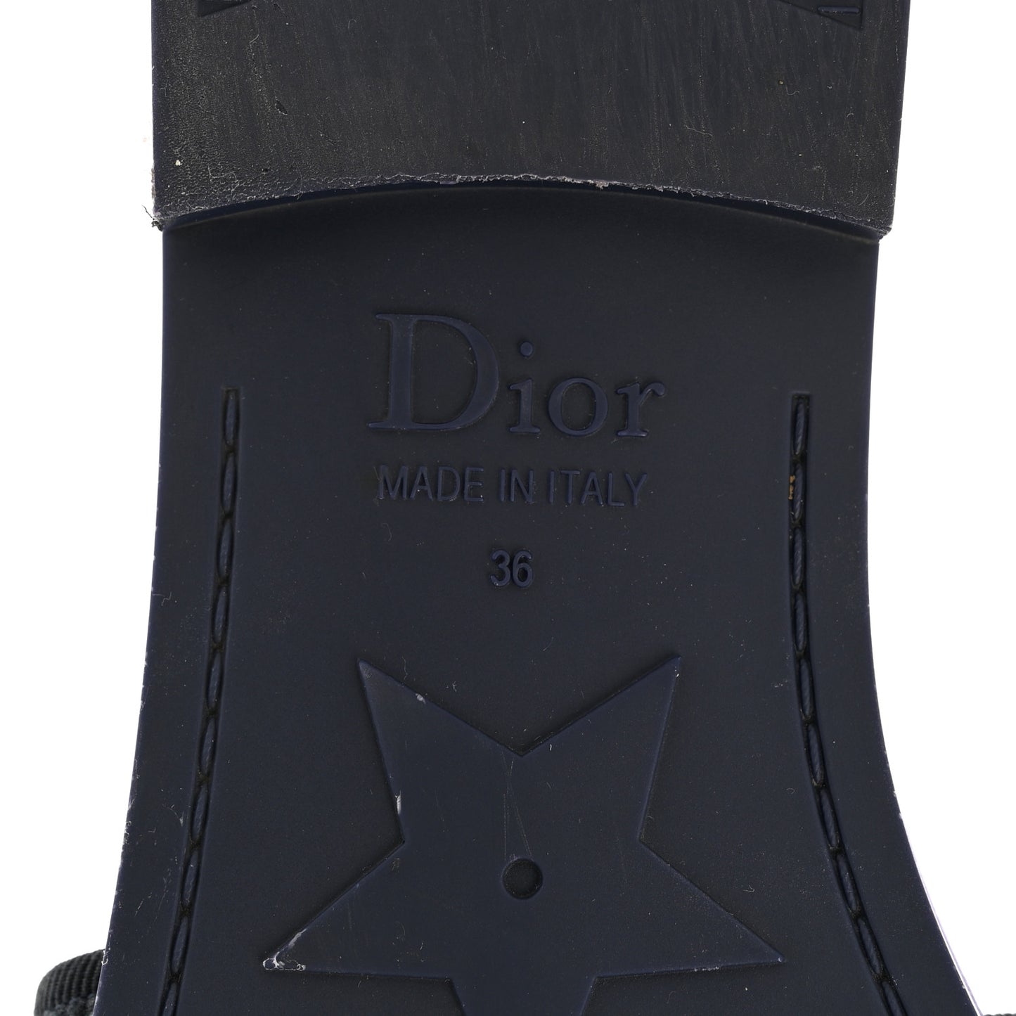Technical Stretch Fabric Camouflage Dio(r)evolution Slide Sandals 36 Deep Blue