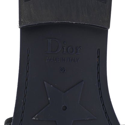 Christian Dior Technical Stretch Fabric Camouflage Dio(r)evolution Slide Sandals 36 Deep Blue 6 of 9