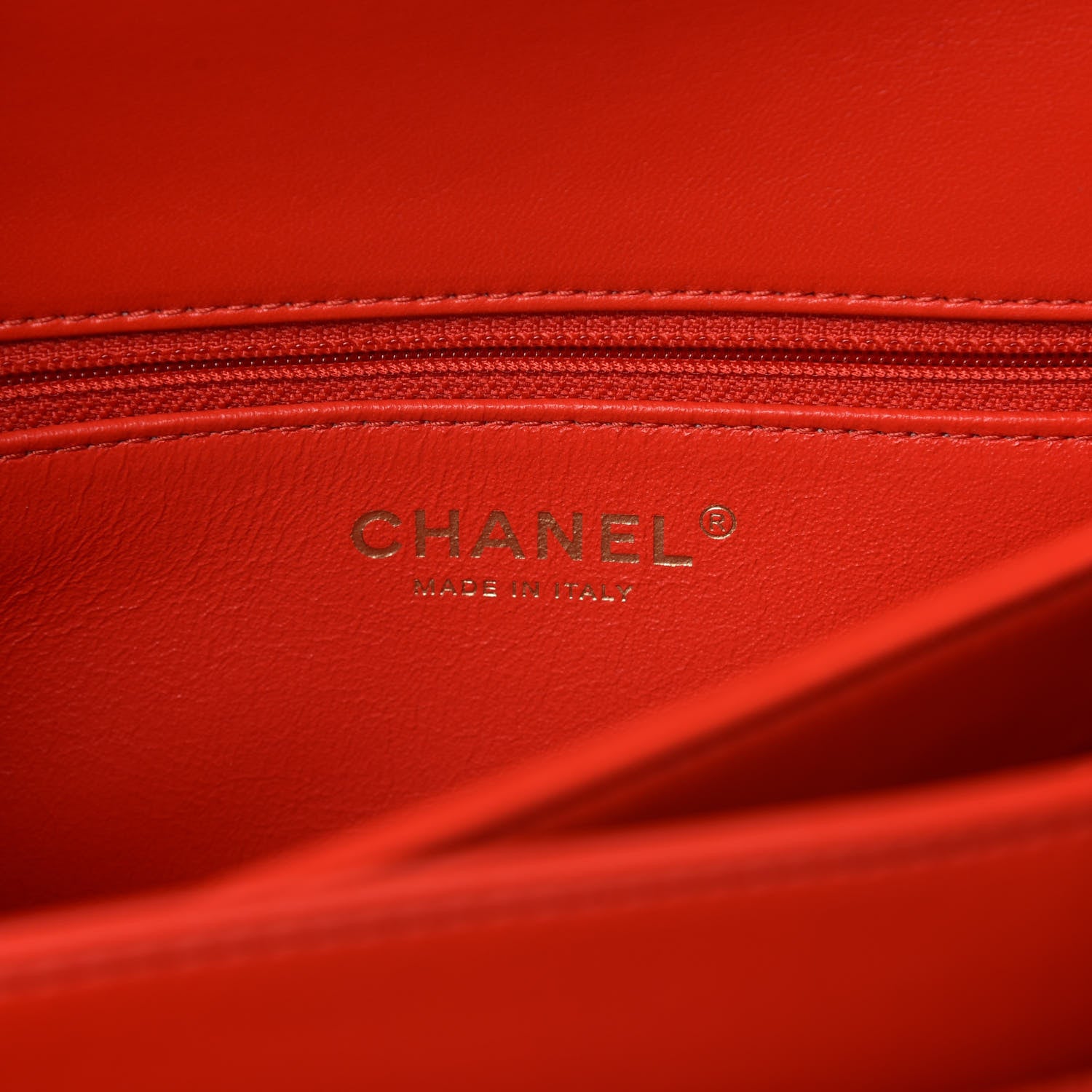 Chanel Lambskin Chevron Quilted Medium Trendy CC Dual Handle Flap Bag Red 8 of 10