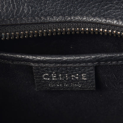Celine Drummed Calfskin Nano Luggage Black 6 of 14