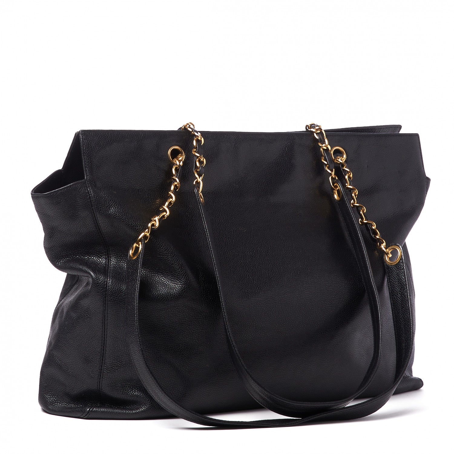 Chanel Caviar CC Tote Black 2 of 9