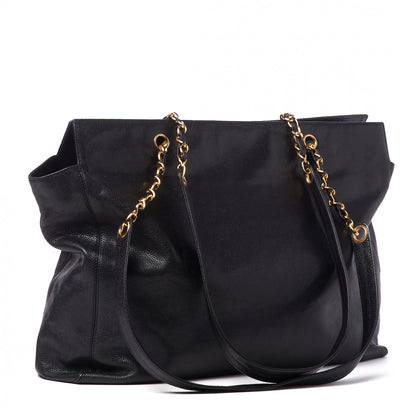 Chanel Caviar CC Tote Black 2 of 9