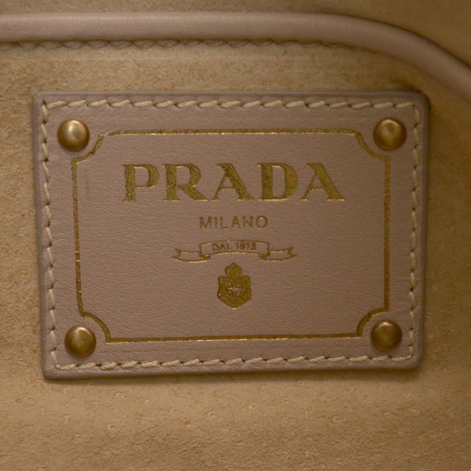 Prada City Calf Tote Pomice 6 of 8