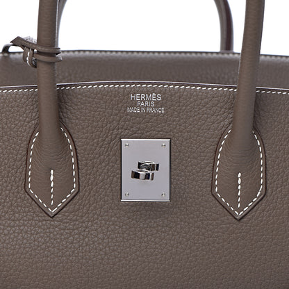 Hermes Taurillon Clemence Birkin 35 Etoupe 6 of 38