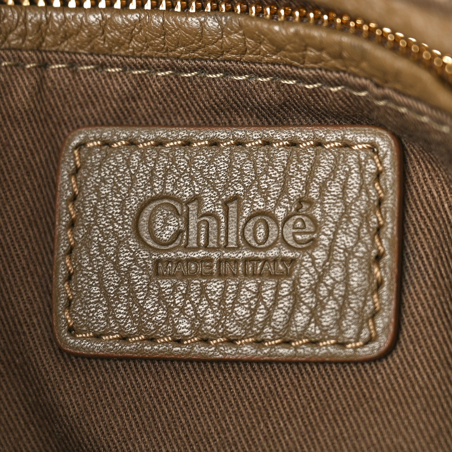 Chloe Calfskin Medium Marcie Satchel Baobab Green 6 of 10