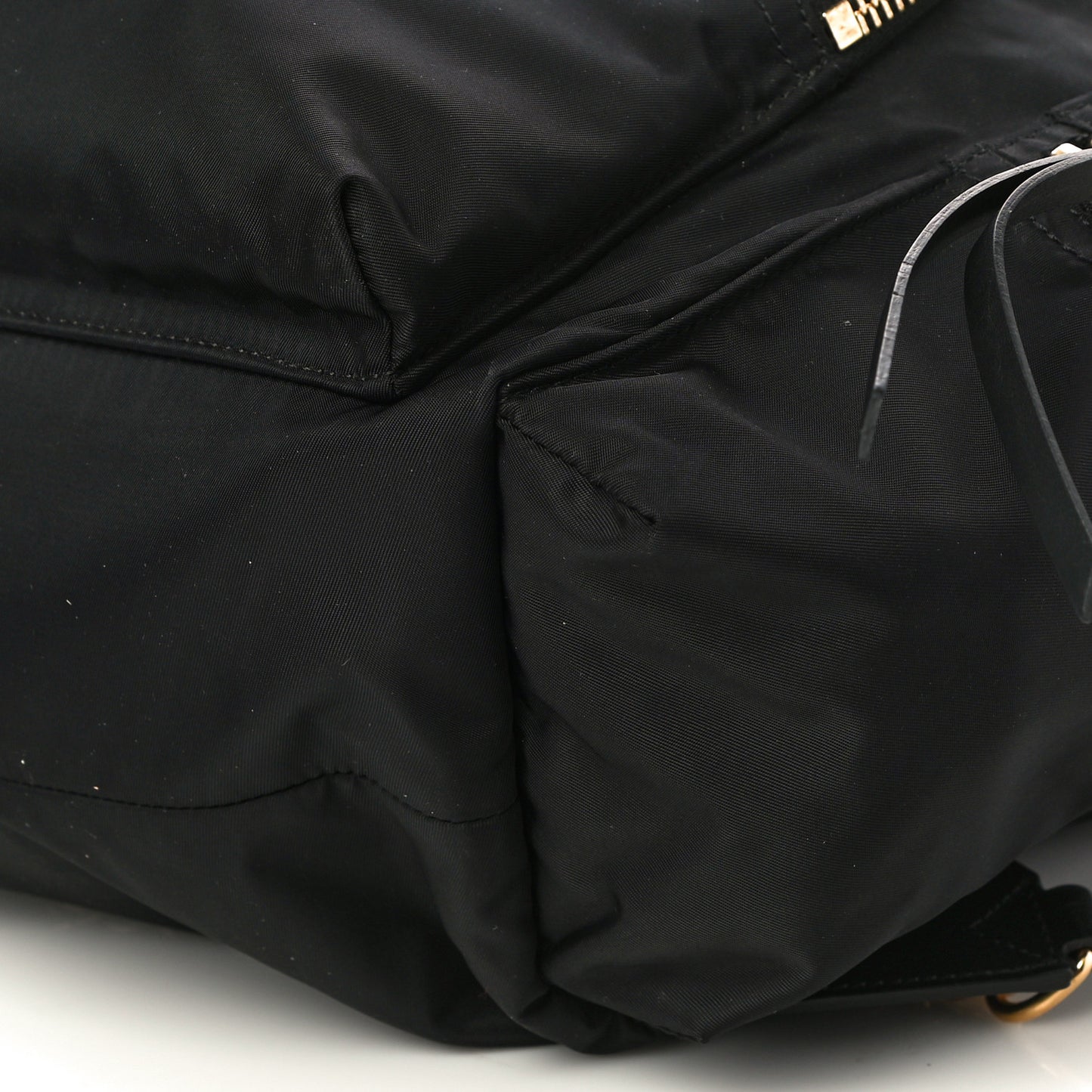 Nylon Medium Rucksack Backpack Black