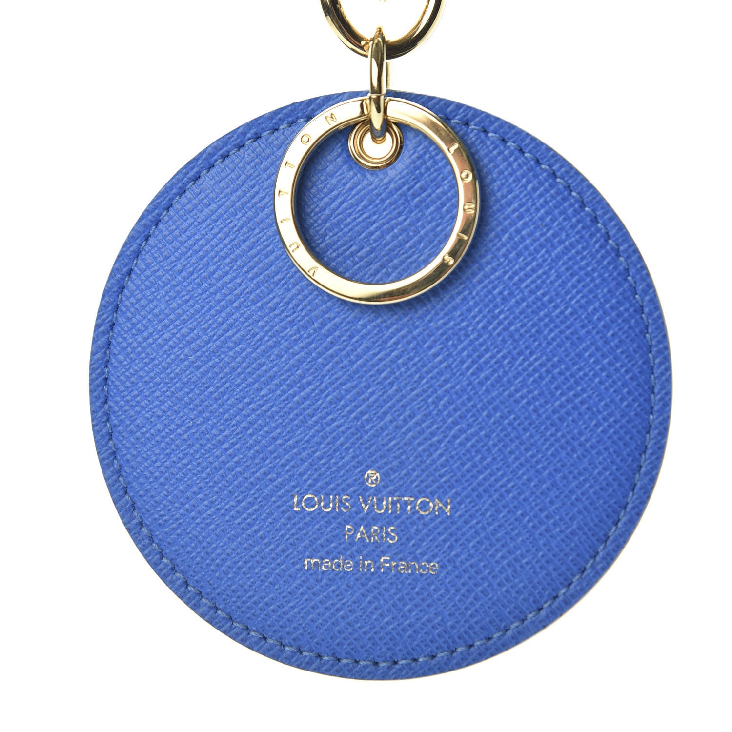 Louis Vuitton Monogram 2019 Christmas Animation Venice Bag Charm Key Ring Blue 3 of 3