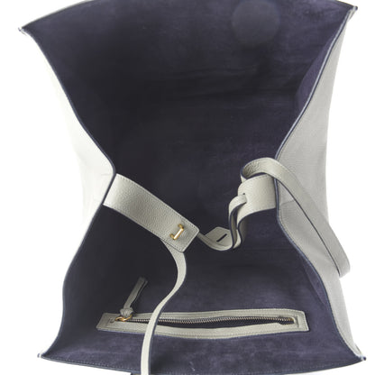 Celine Baby Grained Calfskin Medium Phantom Luggage Grey 4 of 12