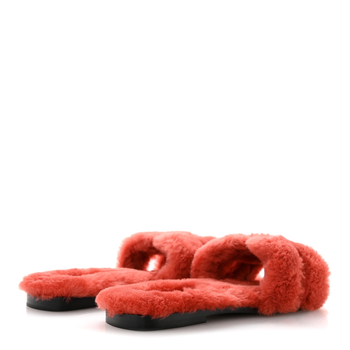 Woolskin Oran Sandals 39.5 Rouge De Turin
