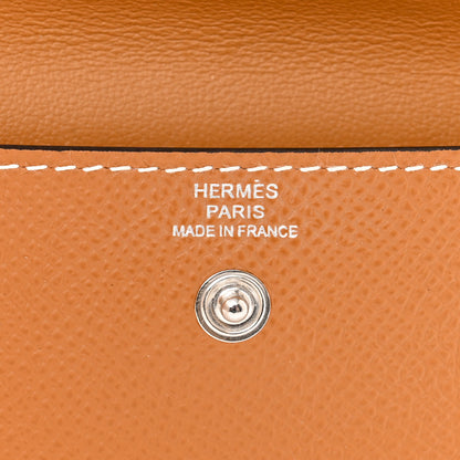 Hermes Epsom Kelly Pocket Belt Gold 6 of 7