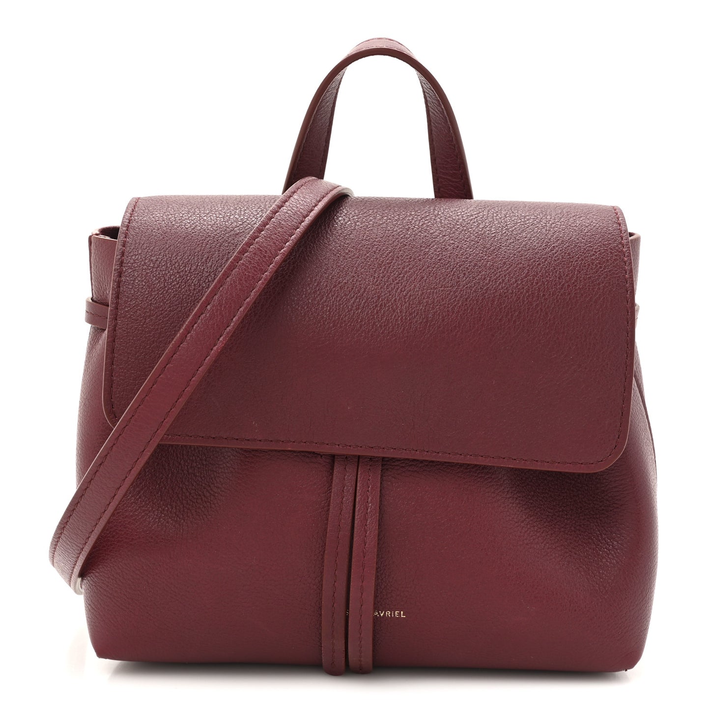 Calfskin Mini Soft Lady Bag Claret