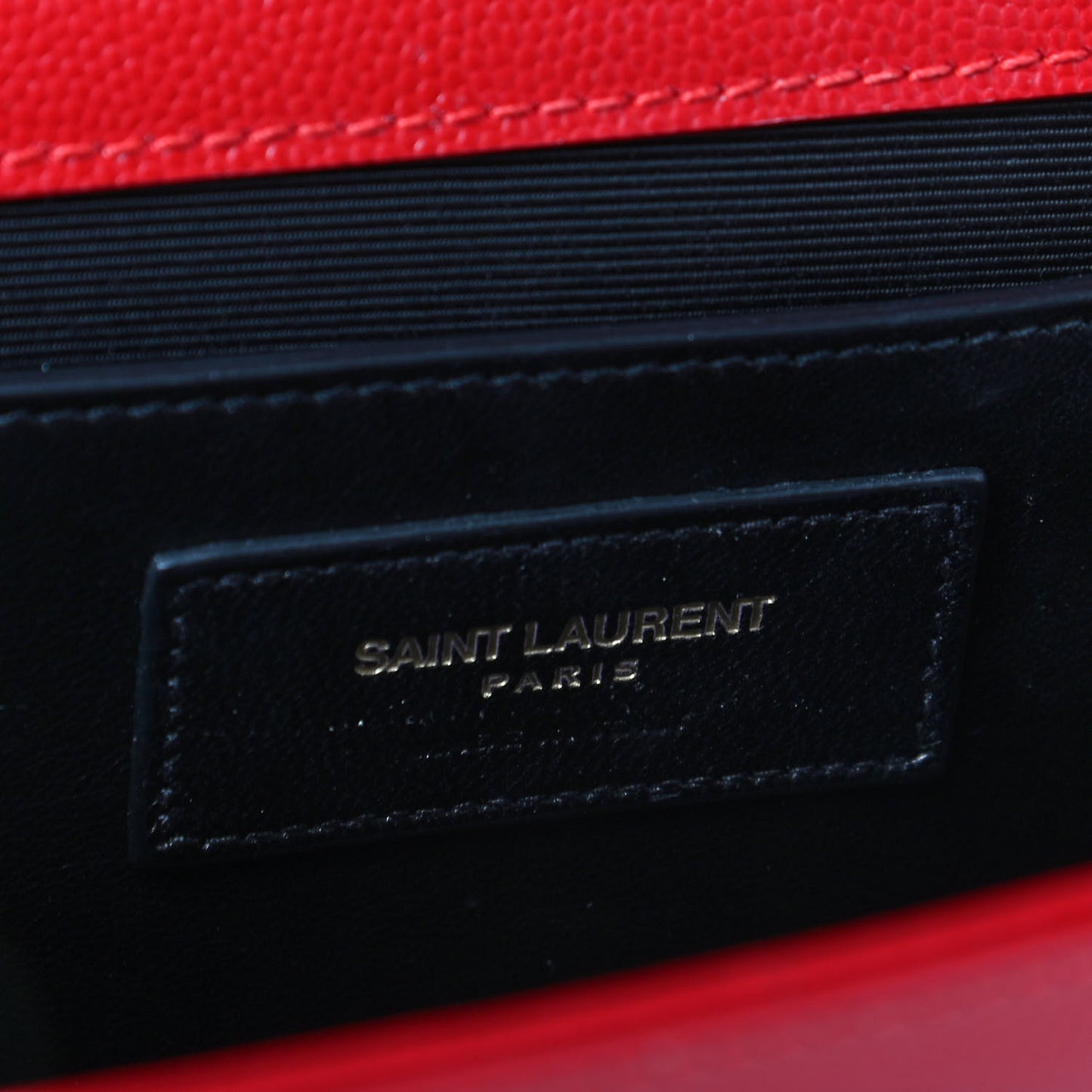 Grain De Poudre Classic Monogram Cassandre Clutch New Red