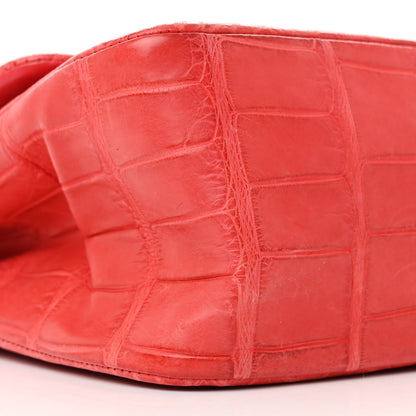 Chanel Alligator Jumbo Double Flap Red 9 of 14