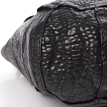 Jimmy Choo Washed Lambskin Chain Tote Black 10 of 12