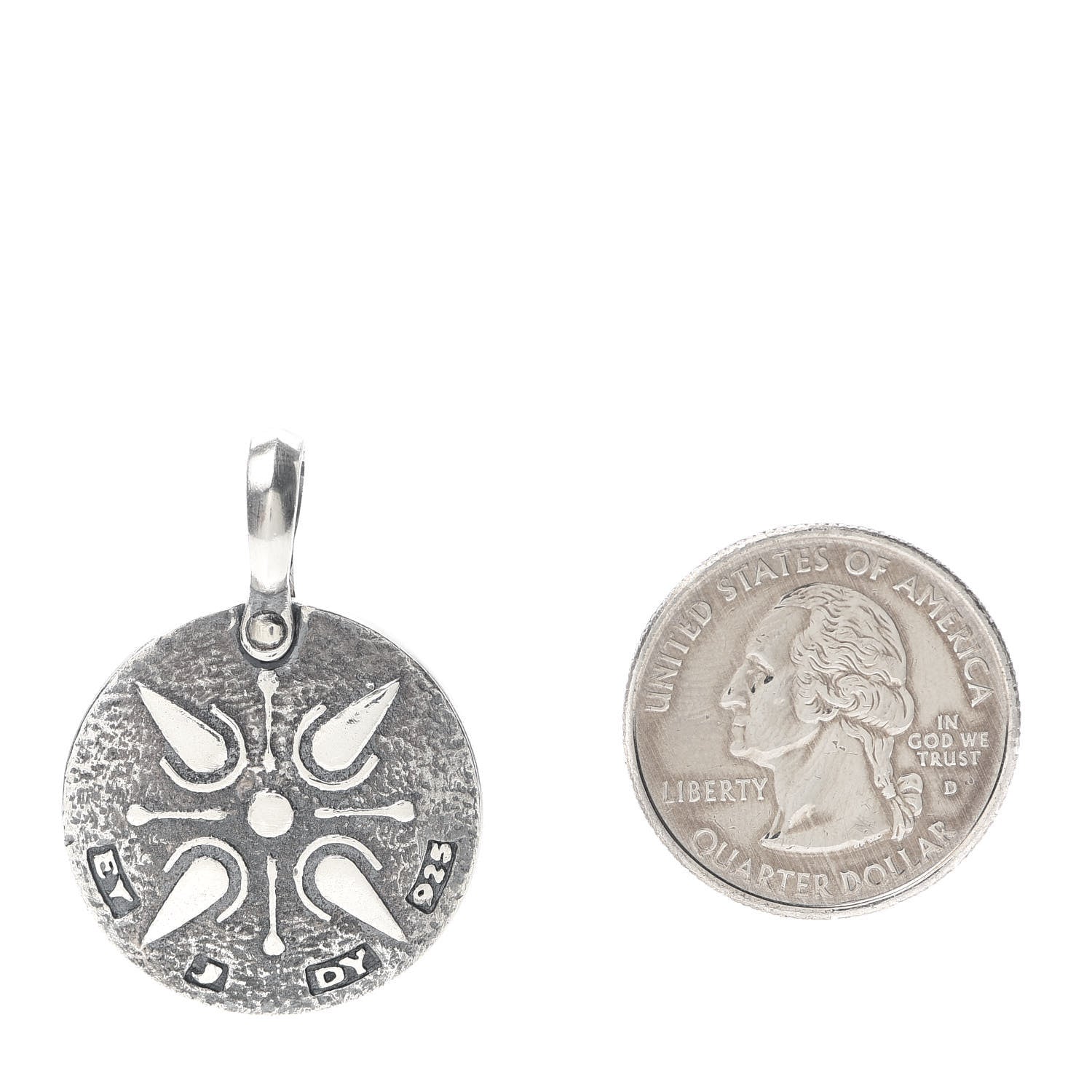 David Yurman Sterling Silver Petrvs Lion Amulet Pendant 2 of 2