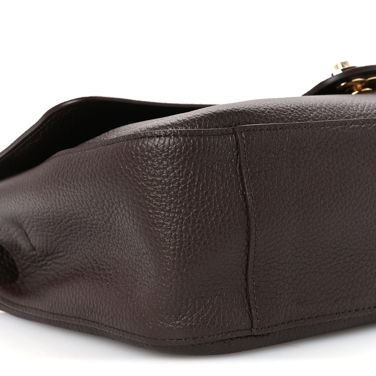 Chanel Grained Calfskin Small Souplissimo Maxi Flap Dark Brown 9 of 11