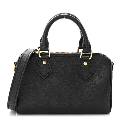 Louis Vuitton Empreinte Monogram Nano Speedy Black 1 of 9