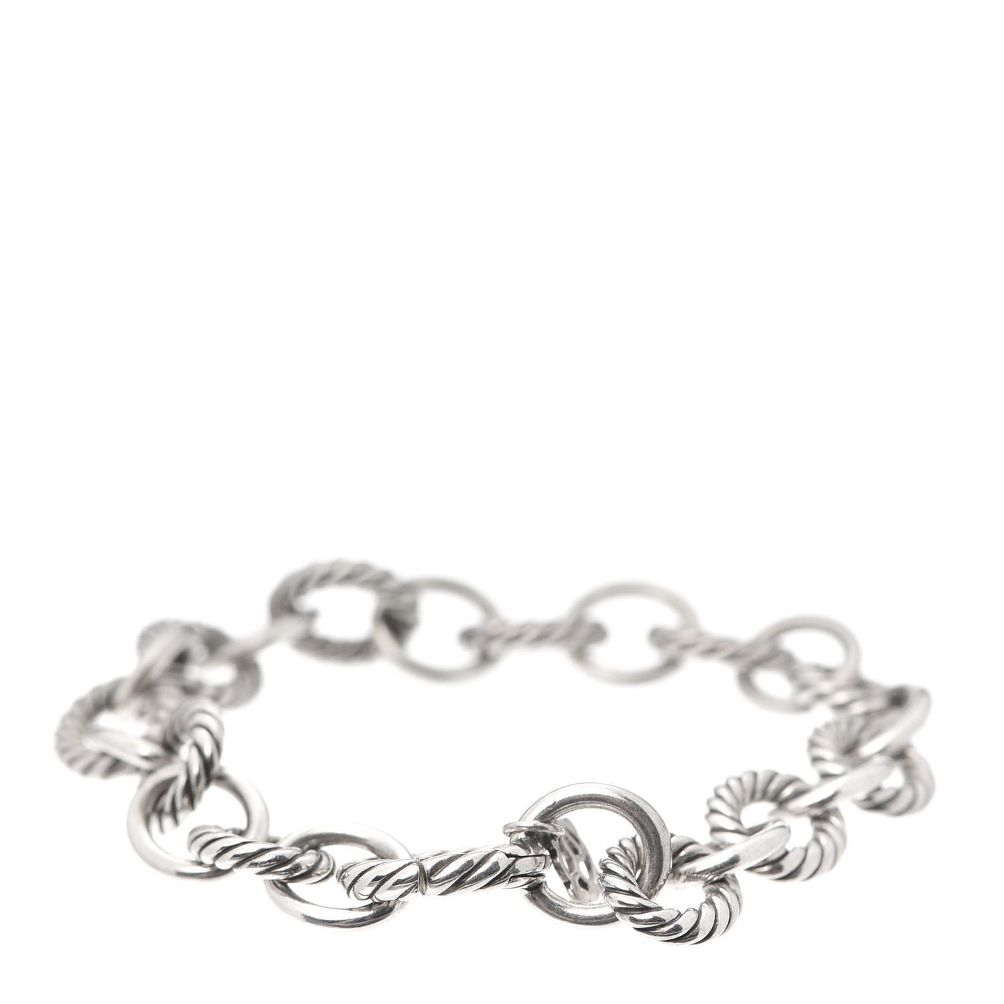 Sterling Silver 12mm Large Oval Link Bracelet