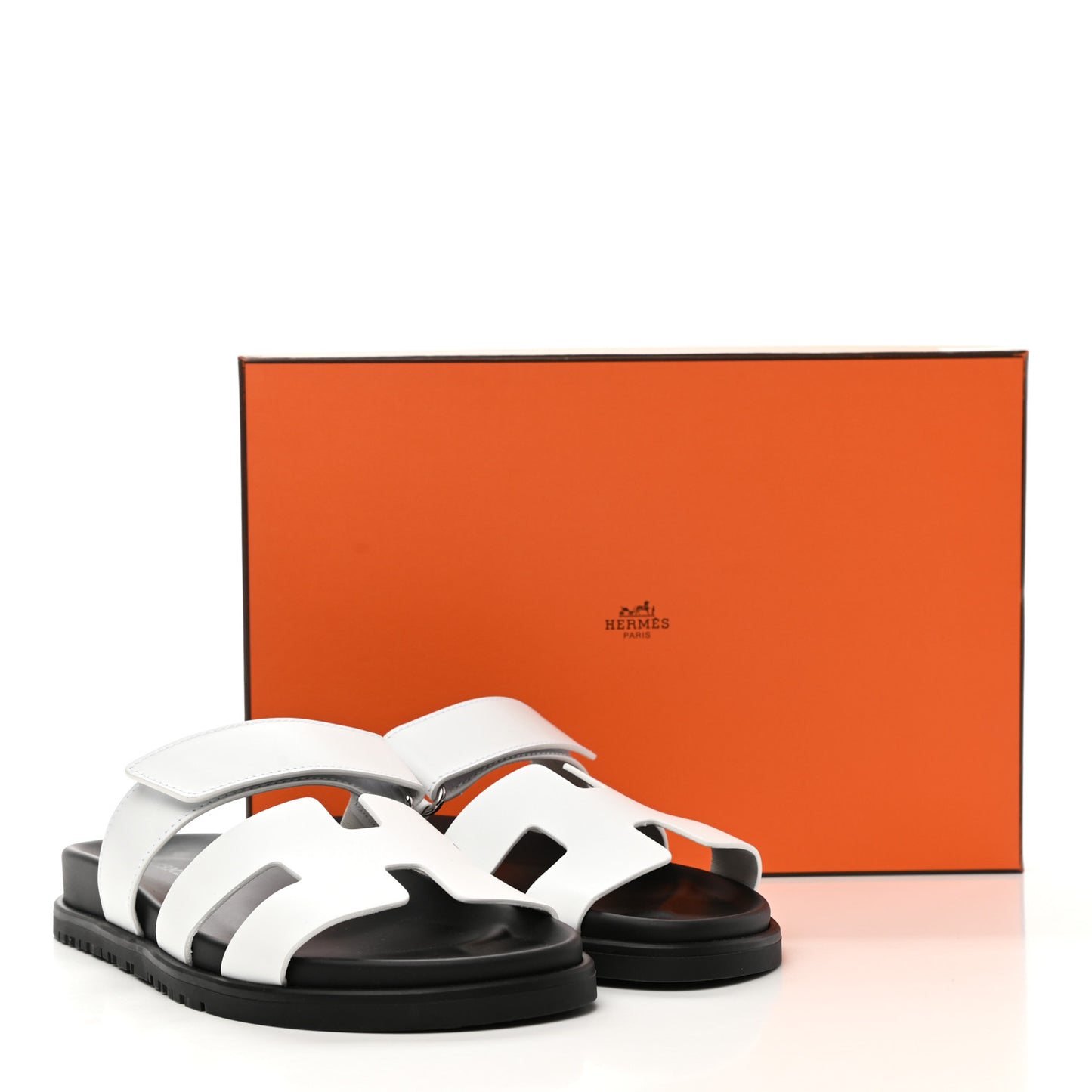 Calfskin Womens Chypre Sandals 37 White