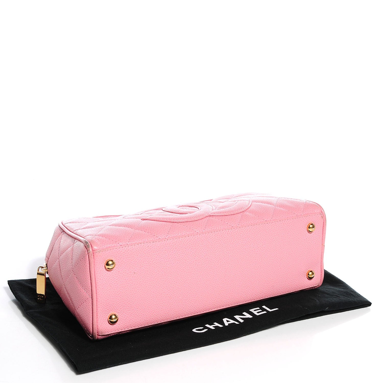 Chanel Caviar Quilted Small Bowler Pink 4 of 7
