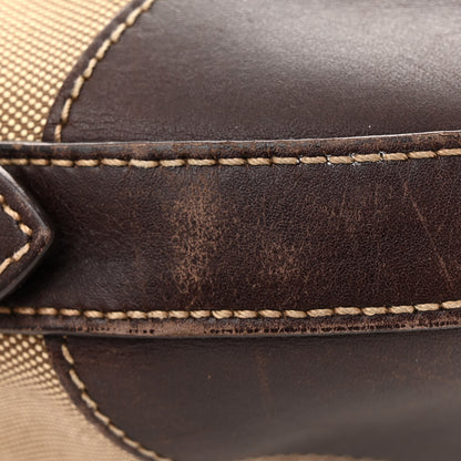 Prada Jacquard Logo Hobo Corda Bruciato 14 of 17