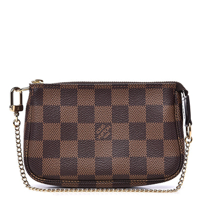 Louis Vuitton Damier Ebene Mini Pochette Accessories 1 of 9
