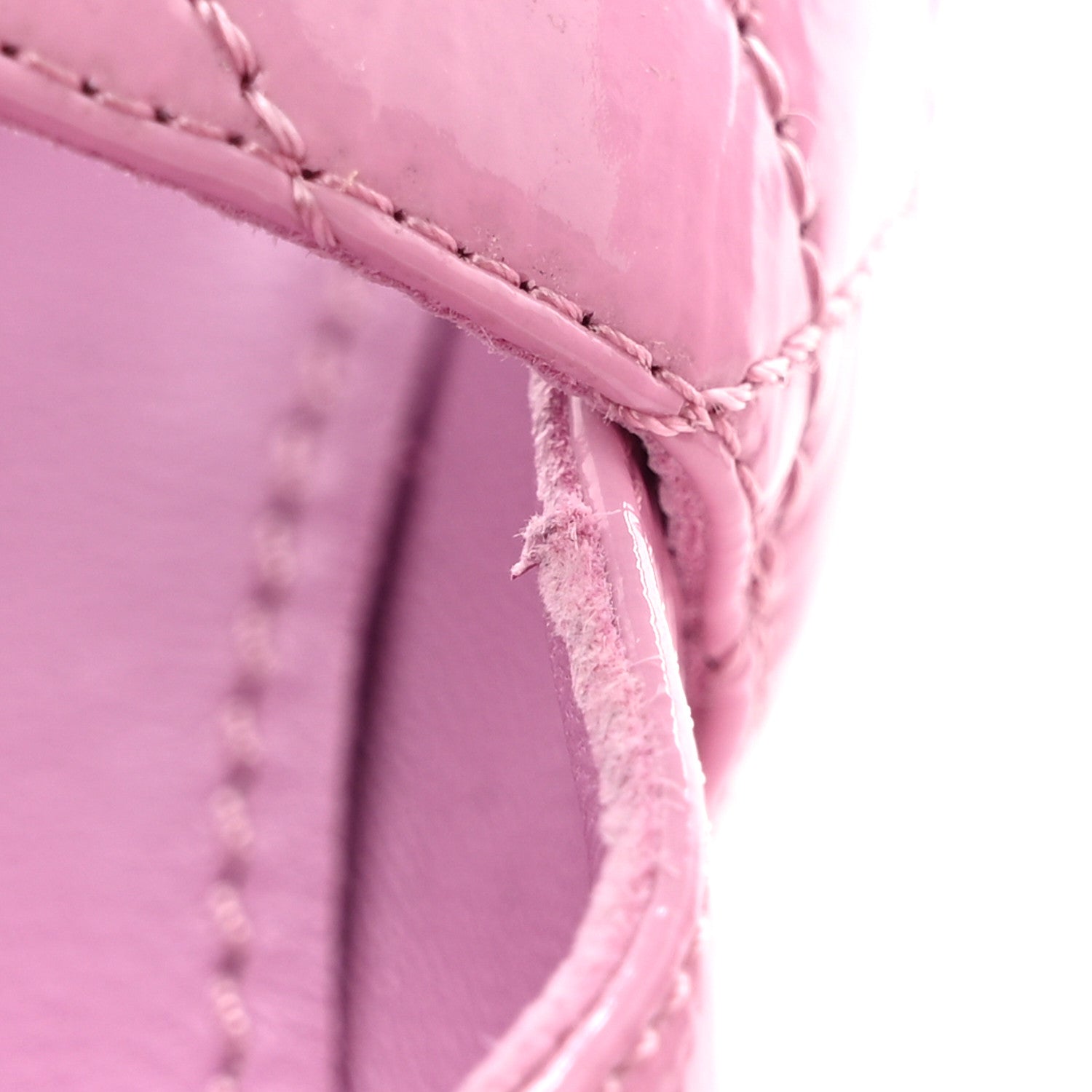 Chanel Patent Goatskin Cap Toe Mary Janes 35 Light Purple Black 10 of 11