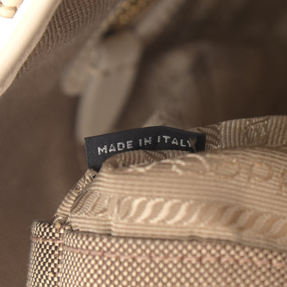 Prada Jacquard Logo Tote Corda Talco 7 of 11