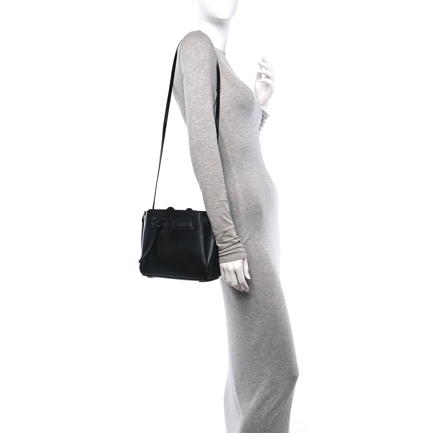 Loewe Boxcalf Mini Lazo Tote Black 2 of 10