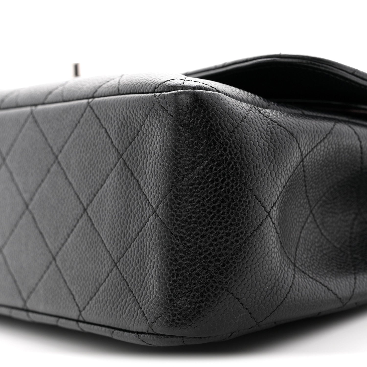 Chanel Caviar Quilted Jumbo Double Flap Black 10 of 11