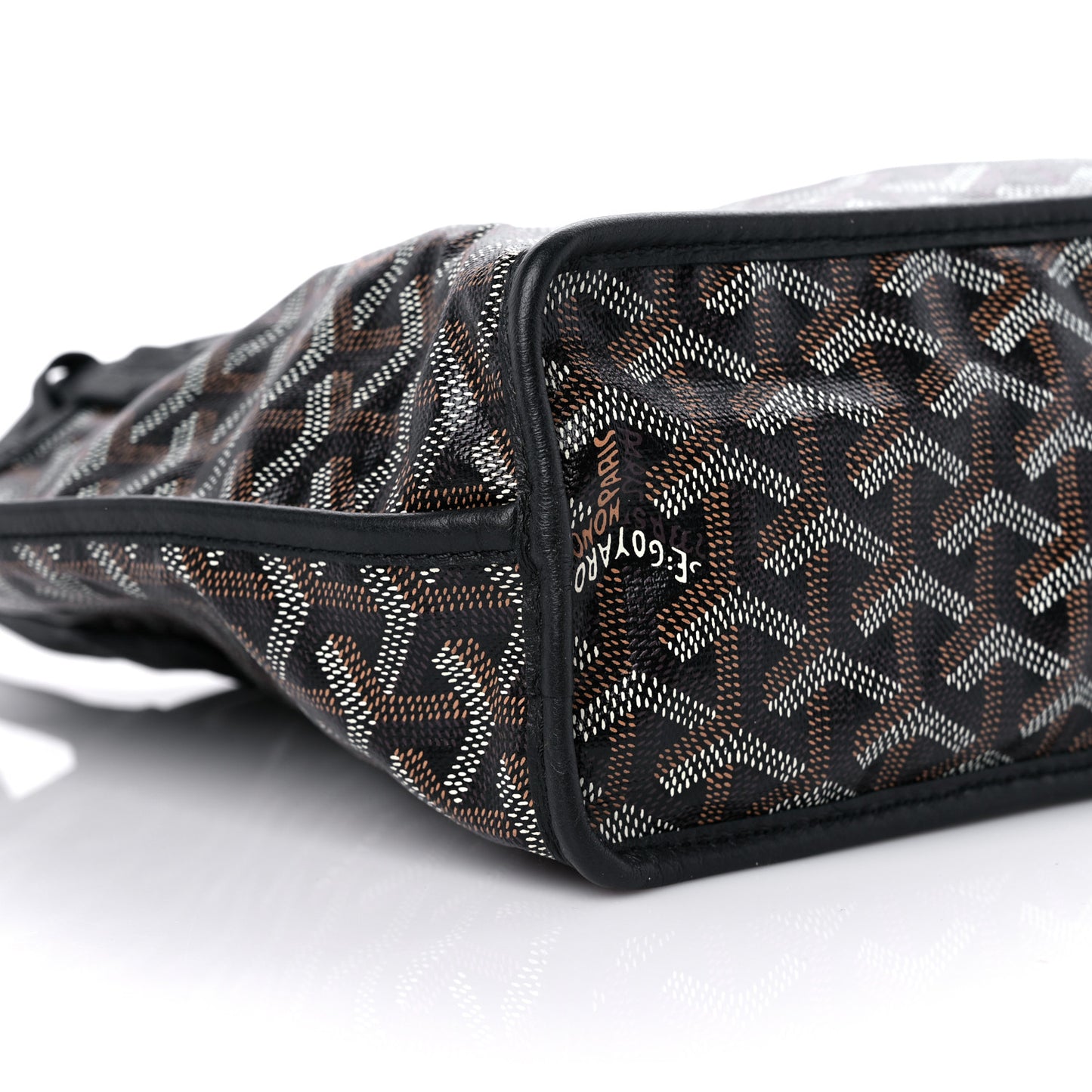 Goyardine Reversible Mini Anjou Black