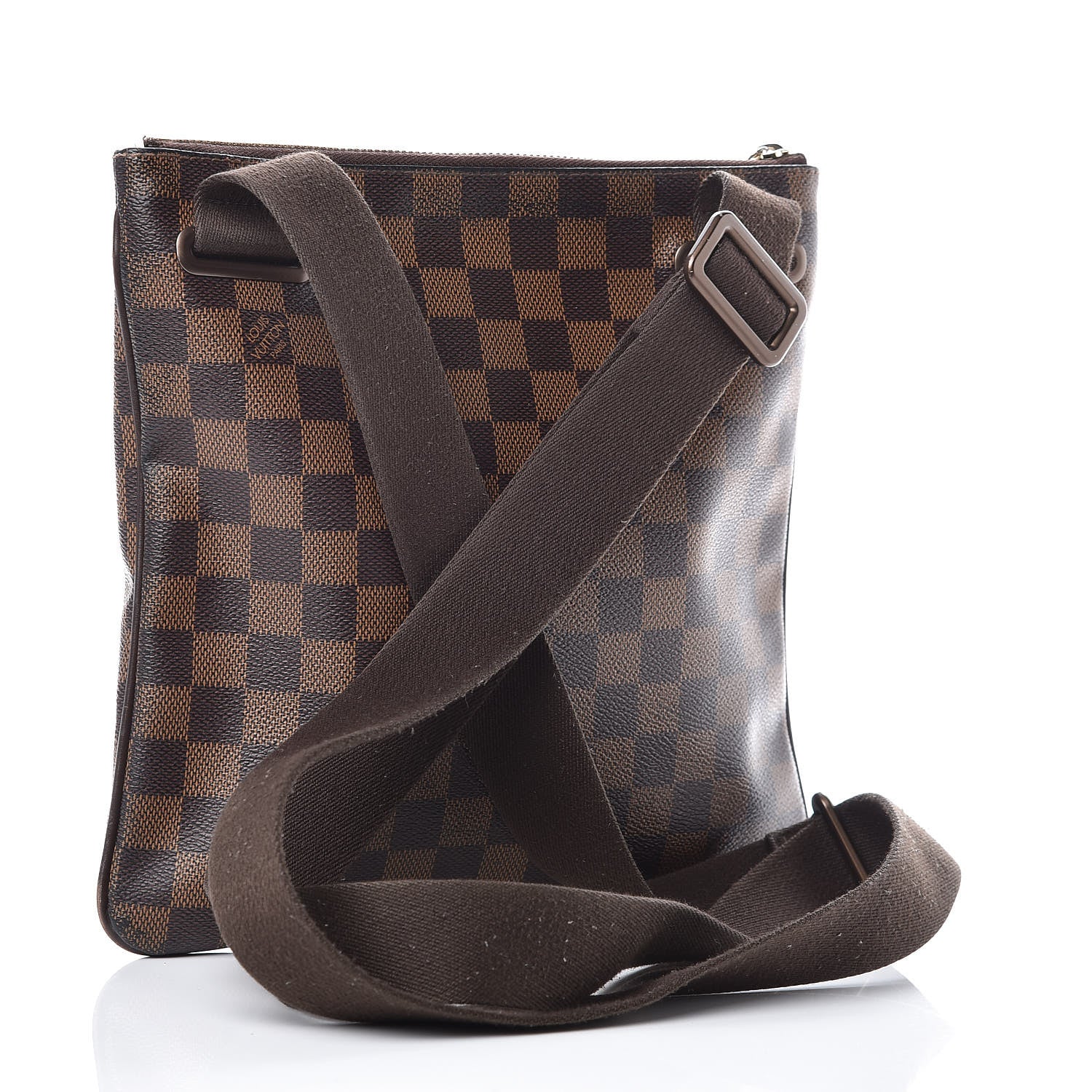Louis Vuitton Damier Ebene Brooklyn Flat Pochette 3 of 17