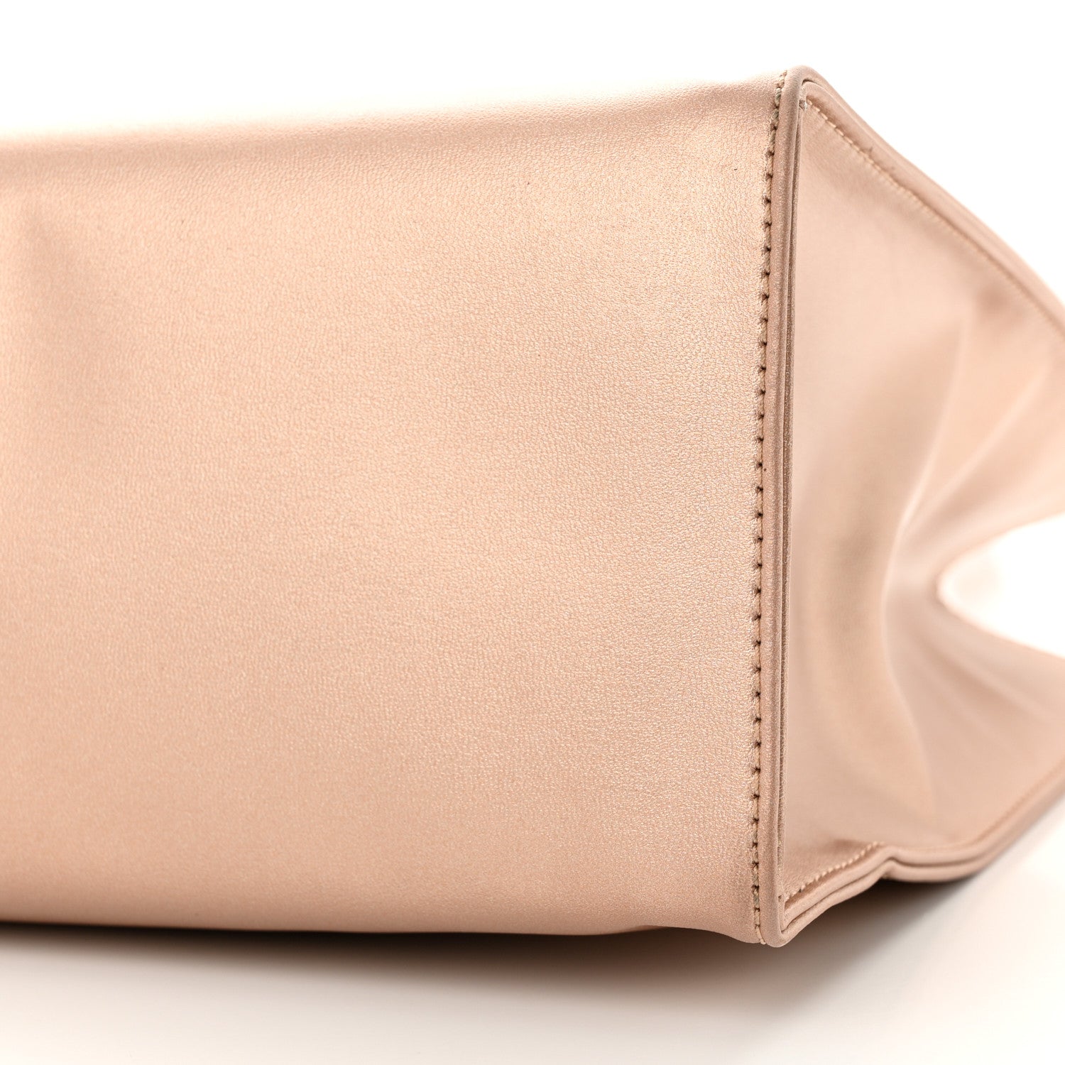 Telfar Metallic Vegan Leather Medium Shopping Bag Copper 10 of 11