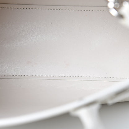 Saint Laurent Grained Calfskin Nano Sac de Jour Dove White 12 of 13