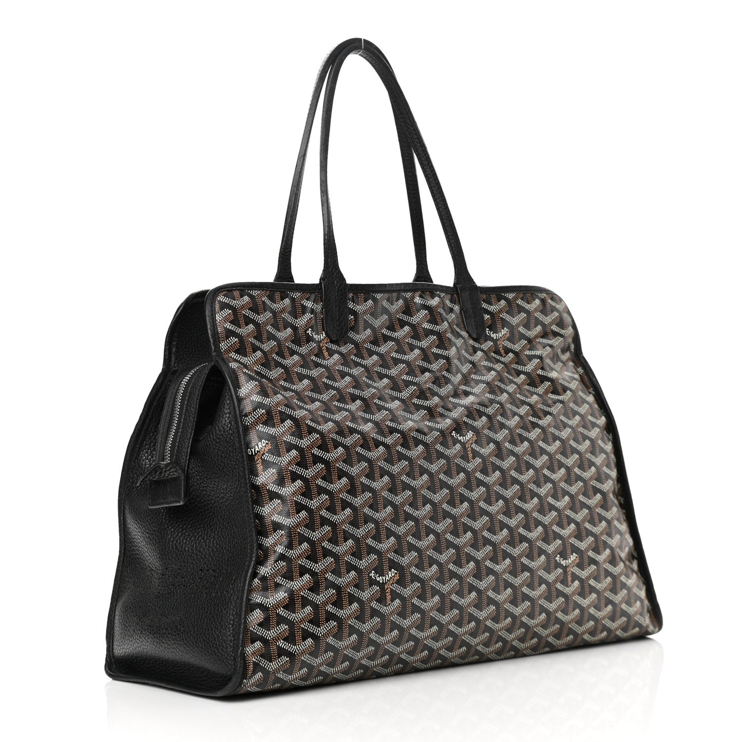 Goyardine Sac Hardy Pet Carrier PM Black