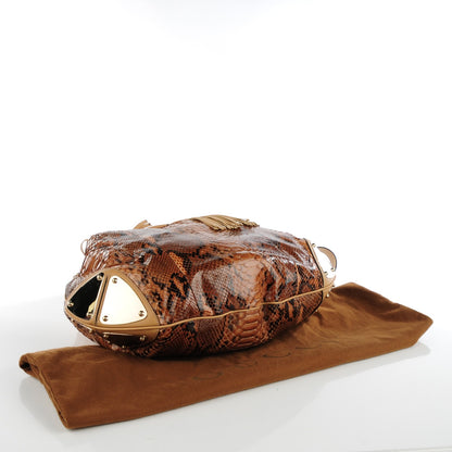 Gucci Python Large Indy Top Handle Hobo 4 of 7