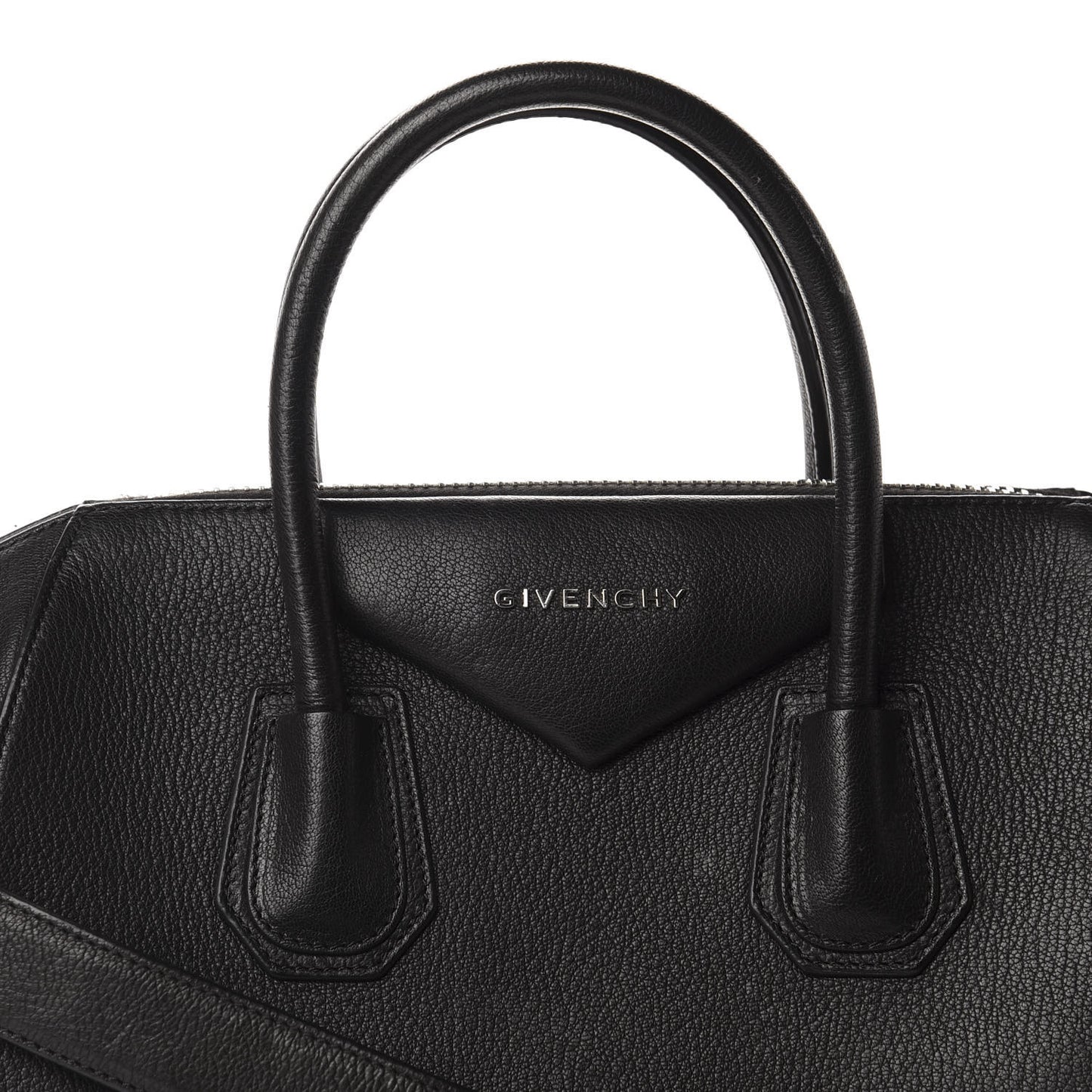 Sugar Goatskin Medium Antigona Black