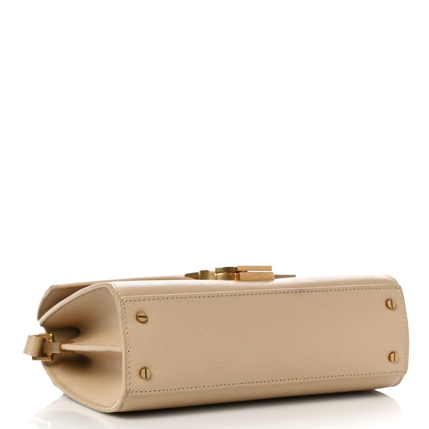 Grain de Poudre Mini Classic Monogram Cassandra Top Handle Beige