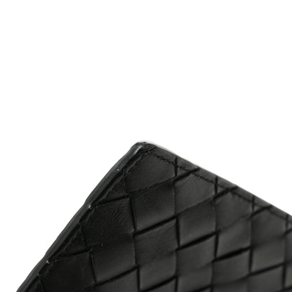 Bottega Veneta Nappa Intrecciato Flat Zip Pouch Black 8 of 9