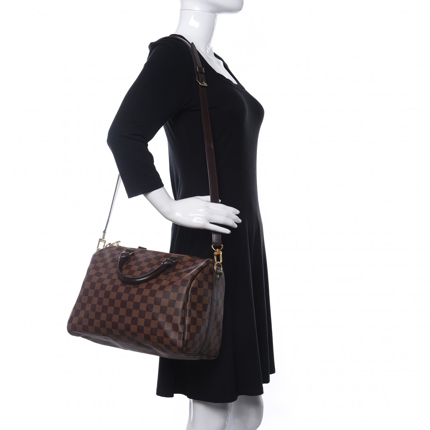 Damier Ebene Speedy Bandouliere 30