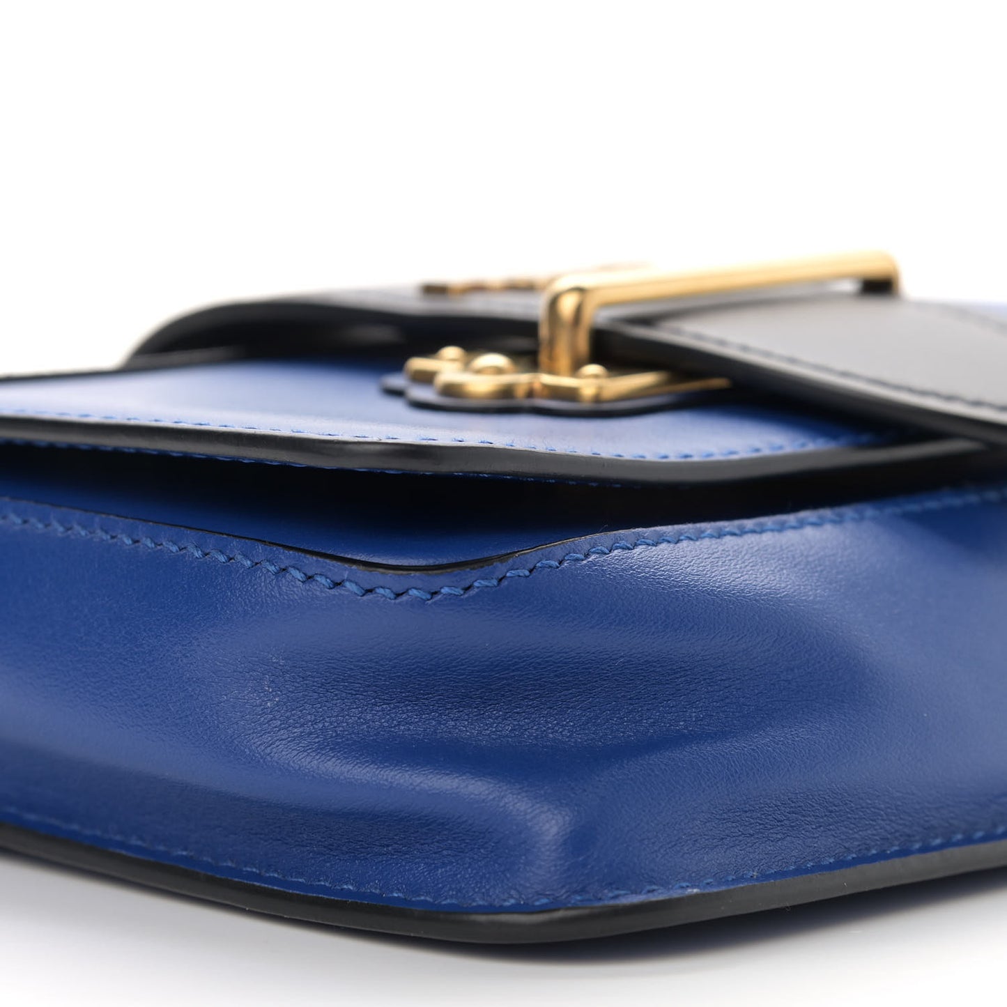 Saffiano City Calf Cahier Belt Bag Black Bluette