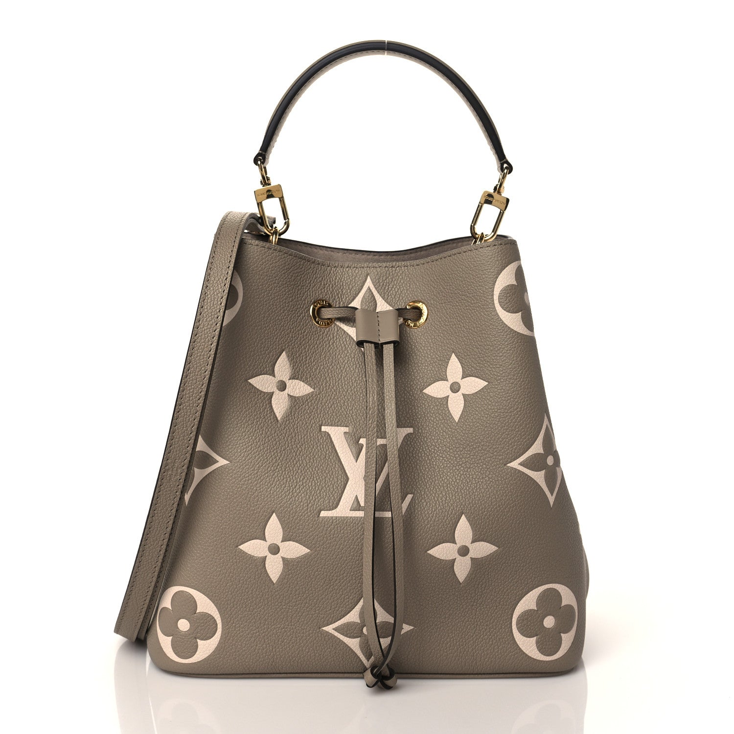 Louis Vuitton Empreinte Monogram Giant Neonoe MM Tourterelle Creme 2 of 9
