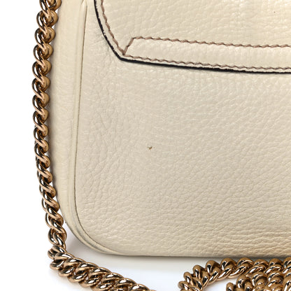 Gucci Pebbled Calfskin Small Soho Flap Crossbody Off White 19 of 21