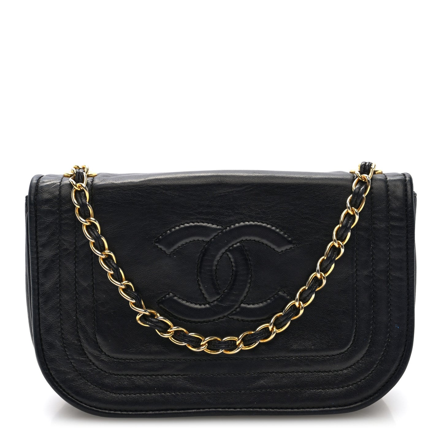 Lambskin Mini CC Timeless Flap Black