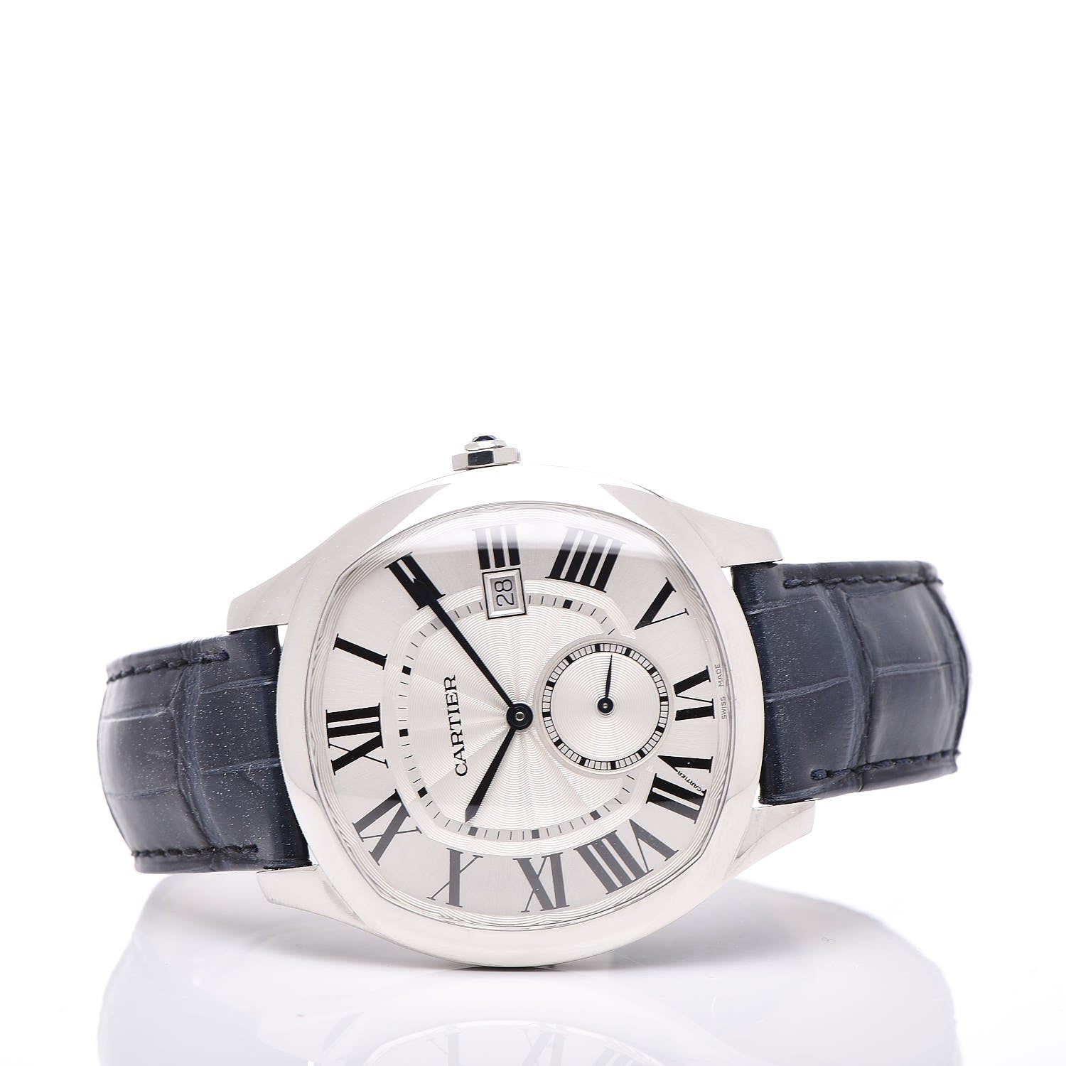 Cartier Stainless Steel Alligator 41mm Drive De Cartier Automatic Watch 3 of 9