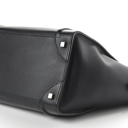 Celine Drummed Calfskin Mini Luggage Black 6 of 8