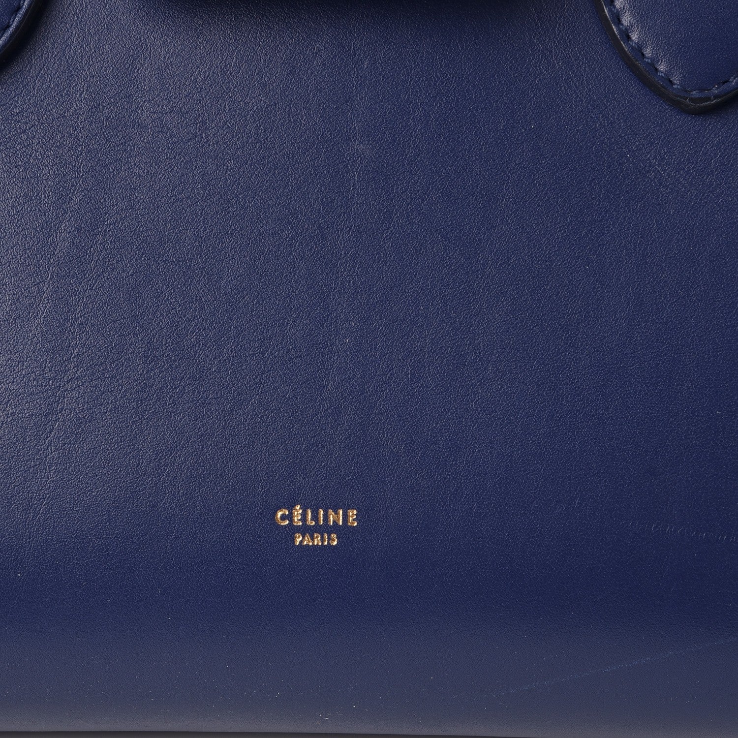 Celine Smooth Calfskin Small Tie Knot Tote Dark Indigo 8 of 23