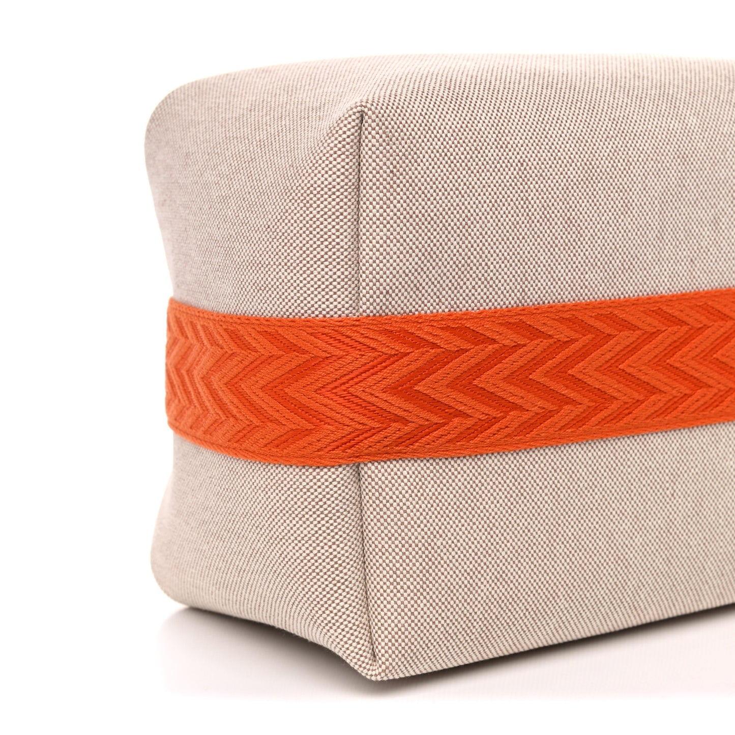 Canvas Small Bride-A-Brac Pouch Natural Orange