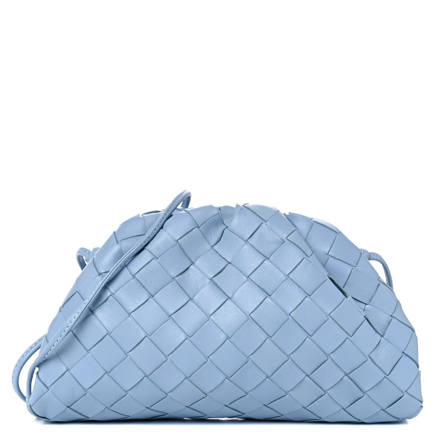 Bottega Veneta Nappa Intrecciato The Mini Pouch Ice 1 of 9